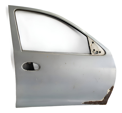 Porta Dianteira Direita Original Corsa 2007-2013 Usada Direita Prateado Dianteira