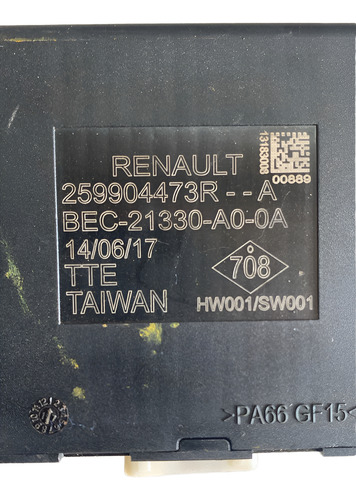 Módulo Sensor Estacionamento Renault Duster Original Usado - Imagem 2