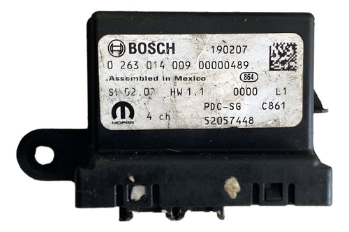 Módulo Sensor De Estacionamento Original Fiat Toro 2016-2021