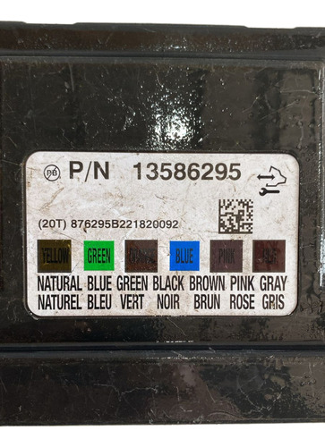 Módulo De Conforto Gm Chevrolet Cobalt 1.8 13586295. - Imagem 2