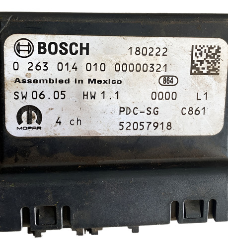 Módulo Sensor Estacionamento Jeep Compass 0 263 014 010 Orig - Imagem 2