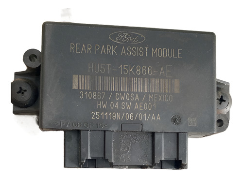 Módulo Sensor Estacionamento Ford Ka Hu5t-15k866-ae Original
