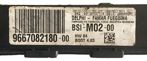 Módulo Bsi Original Citroën Aircross 1.6 2010-2012 Usado - Imagem 2