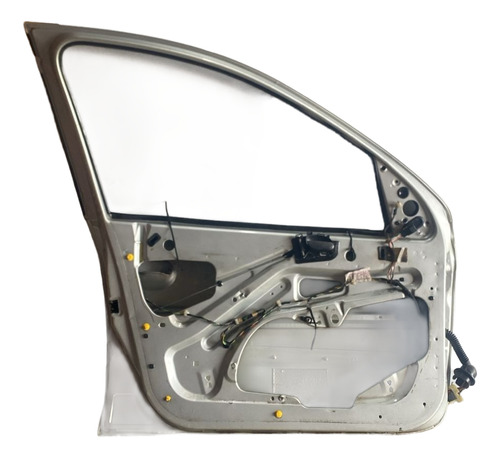 Porta Dianteira Esquerda Original Peugeot 206 2005 Dianteira Esquerdo Prateado - Imagem 3