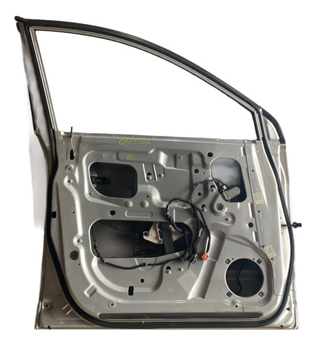 Porta Dianteira Esquerda Original Chevrolet Captiva 2008-14 Dianteira Esquerdo Prateado - Imagem 2