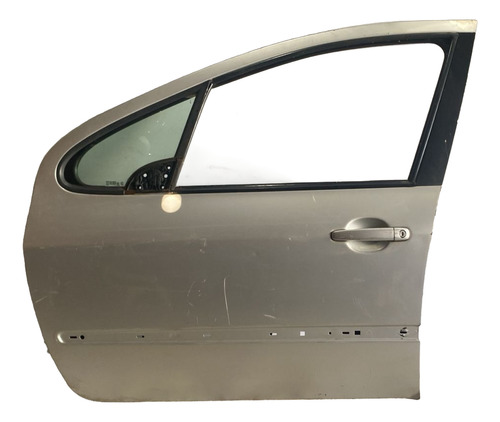Porta Dianteira Esq Peugeot 307 2005 Usada Dianteira Esquerdo Prateado - Imagem 3