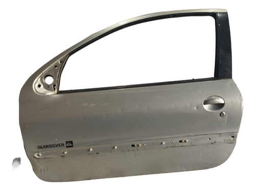 Porta Dianteira Esq Peugeot 206 2p Usada Dianteira Esquerdo Prateado - Imagem 3