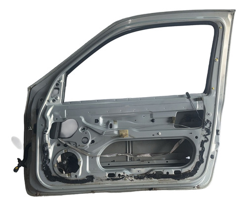 Porta Dianteira Direita Clio 2002 2p Usada Dianteira Direito Prateado - Imagem 2