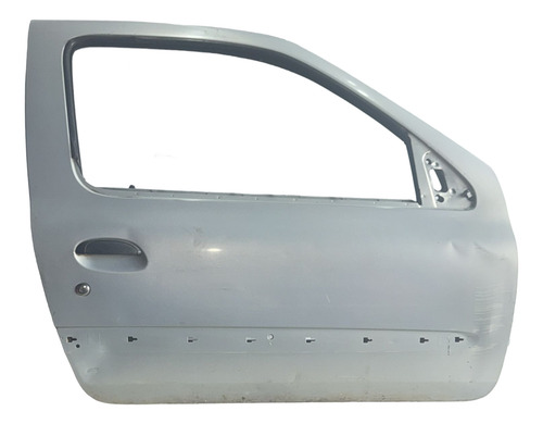 Porta Dianteira Direita Clio 2002 2p Usada Dianteira Direito Prateado - Imagem 3