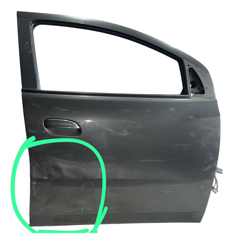 Porta Dianteira Direita Spin 2013 Usada C/ Detalhe Dianteira Direito Preto - Imagem 3