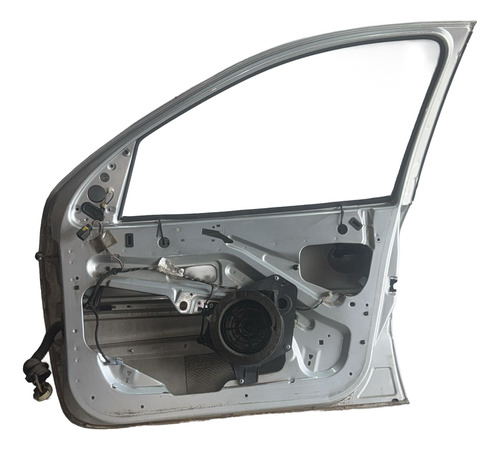 Porta Dir. Orig. Peugeot 206 4p 2005 Usada Dianteira Direito Prateado - Imagem 2