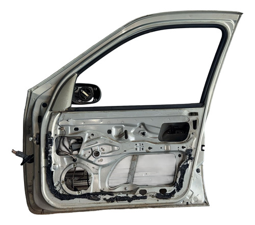 Porta Dianteira Direita Orig. Clio 2000-2012 4p Usada Direito Prateado Dianteira - Imagem 2