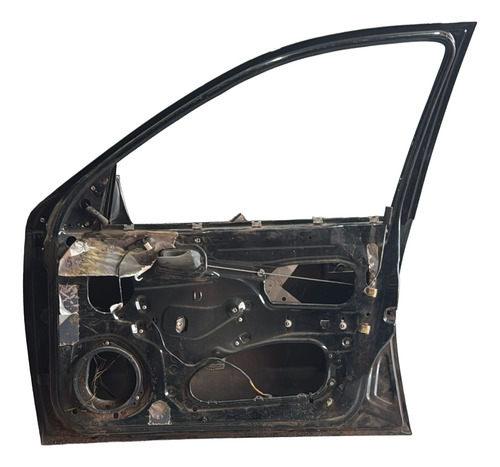 Porta Dir. Orig. Classic 2010-2016 4p Usada Dianteira Direito Preto - Imagem 2