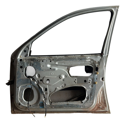 Porta Dianteira Dir. Fiat Linea 2007-2016 Usada Direito Prateado Dianteira - Imagem 2