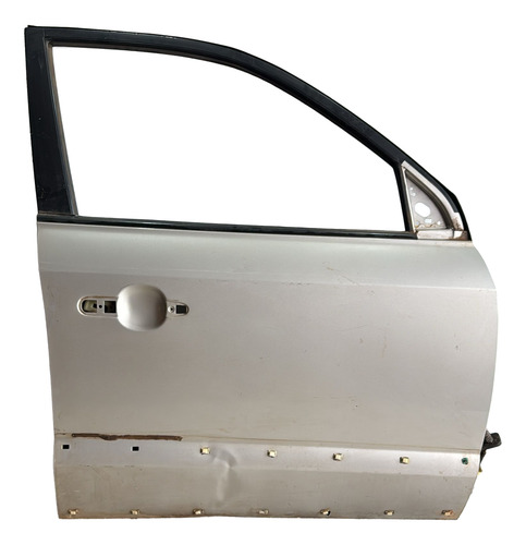 Porta Dianteira Dir. Tucson 2010 Usada C/ Detalhes Direito Prateado Dianteira - Imagem 4