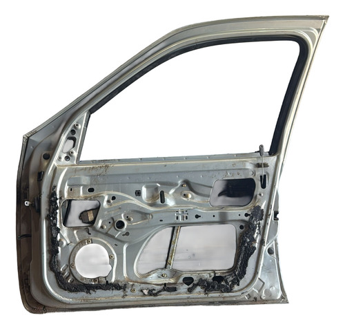 Porta Diant. Dir. Clio 2002 4p Usada Direito Prateado Dianteira - Imagem 2