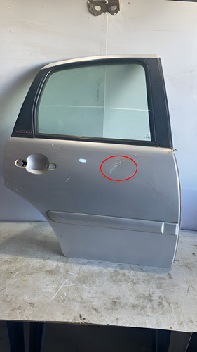 Porta Traseira Dir. C3 2003-2012 Original Usada C/ Detalhe Traseira Direito Prateado