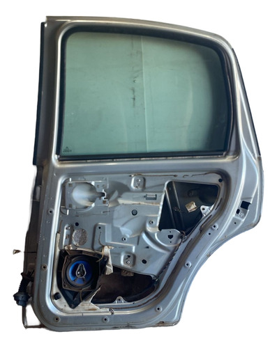 Porta Traseira Dir. C3 2003-2012 Original Usada C/ Detalhe Traseira Direito Prateado - Imagem 2