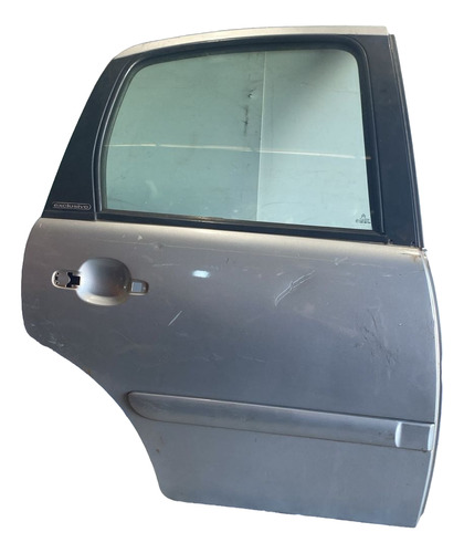 Porta Traseira Dir. C3 2003-2012 Original Usada C/ Detalhe Traseira Direito Prateado - Imagem 3