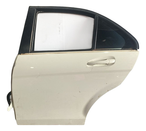 Porta Tras. Esq. Orig. Mercedes-benz C180 2012 Usada Traseira Esquerdo Branco - Imagem 2