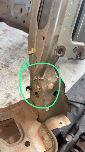 Longarina Dianteira Esq. Hr-v 2016 Até 2020 Usada C/ Detalhe - Imagem 2