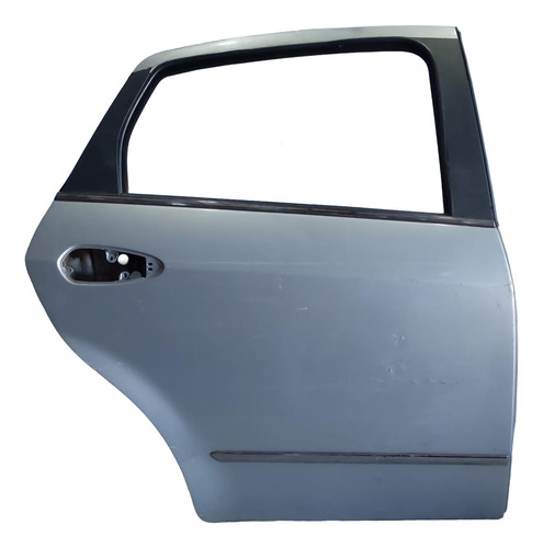 Porta Traseira Dir. Fiat Linea 2008-2016 Original Usada Traseira Direito Prateado - Imagem 3