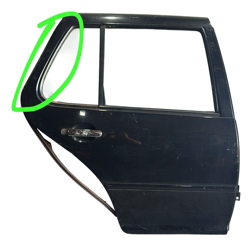 Porta Tras. Dir. Golf Sapão 1999 A 2013 Usada C/ Detalhes Traseira Direito Preto - Imagem 2