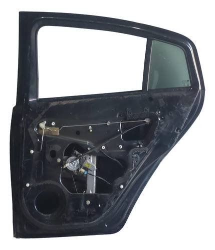 Porta Traseira Dir. Agile 2010 Até 2014 Original Usada Traseira Direita Preto - Imagem 2