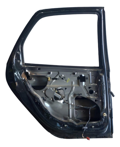 Porta Traseira Esq. Scenic 2003 Até 2010 Usada Traseira Esquerda Preto - Imagem 2