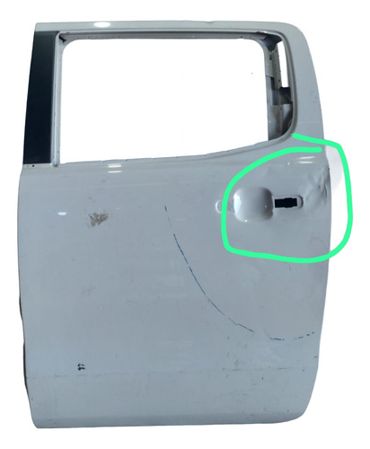 Porta Traseira Esq. Ranger 2013 Até 2020 Usada C/ Detalhe Traseira Esquerda Branco - Imagem 2