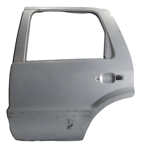 Porta Traseira Esq. Original Ecosport 2003-2012 Usada Traseira Esquerdo Prateado