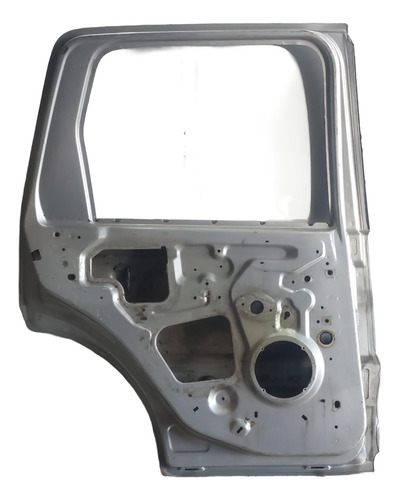 Porta Traseira Esq. Original Ecosport 2003-2012 Usada Traseira Esquerdo Prateado - Imagem 2