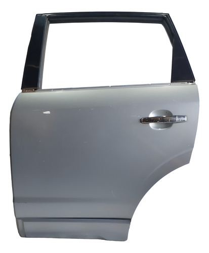 Porta Traseira Esq. Original Captiva 2008-2015 Usada Traseira Esquerdo Prateado