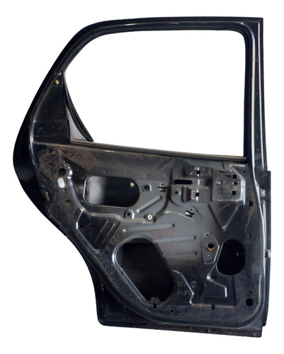 Porta Traseira Esq. Original Celta 2007-2016 Usada Preto Traseira Esquerdo - Imagem 2