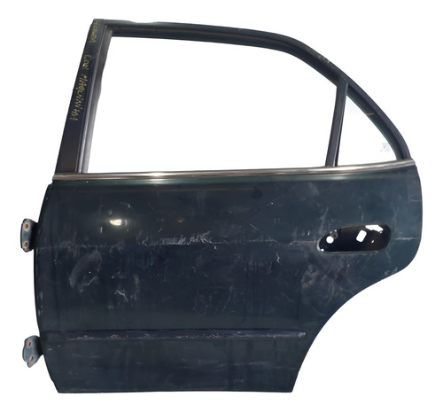 Porta Traseira Esq. Original Accord 1998-2002 Usada Traseira Esquerdo Preto