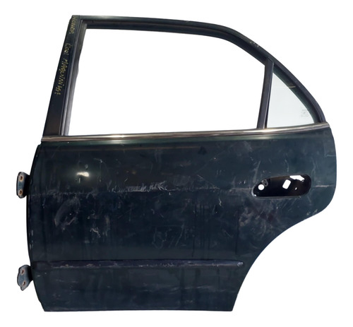 Porta Traseira Esq. Original Accord 1998-2002 Usada Traseira Esquerdo Preto - Imagem 3