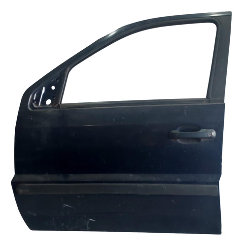 Porta Diant. Esq. Original Ecosport 2003-2012 Usada Traseira Esquerdo Preto - Imagem 3