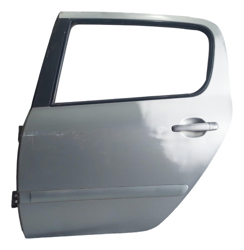 Porta Traseira Esq. Peugeot 307 Orig. 2005 Até 2010 Usada Traseira Esquerda Prateado - Imagem 3