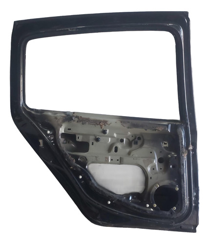 Porta Traseira Esq. Clio Orig. 1999 A 2012 Usada Traseira Esquerda Preto - Imagem 2