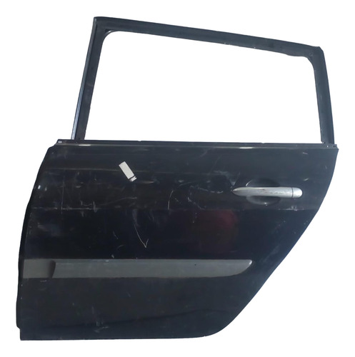 Porta Traseira Esq. Megane Grand Tour Orig. 2010 Usada Traseira Esquerda Preto - Imagem 3