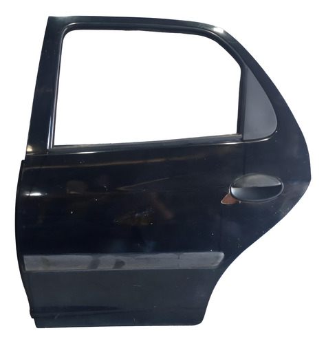Porta Traseira Esquerda Original Celta 2010 Usada Traseira Esquerda Preto
