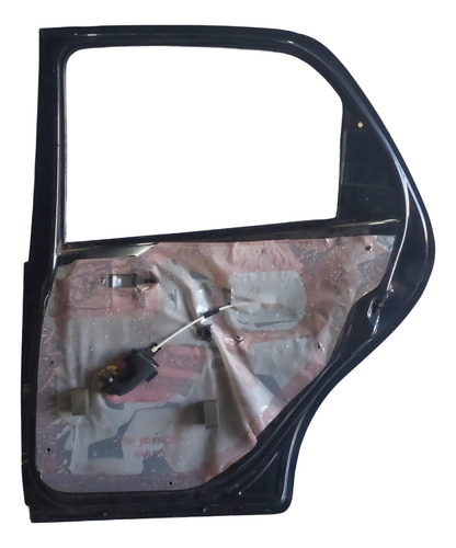 Porta Traseira Direita Original Celta 2010 C/ Detalhe Usada Traseira Direita Preto - Imagem 2