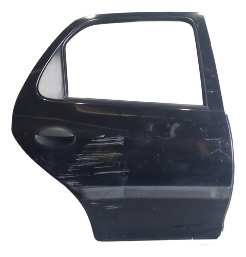 Porta Traseira Direita Original Celta 2010 C/ Detalhe Usada Traseira Direita Preto - Imagem 3