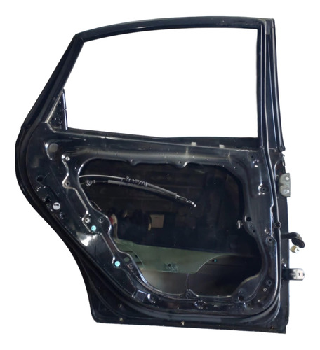 Porta Traseira Esquerda Original Azera 3.3 V6 2010 Usada Traseira Esquerda Preto - Imagem 2