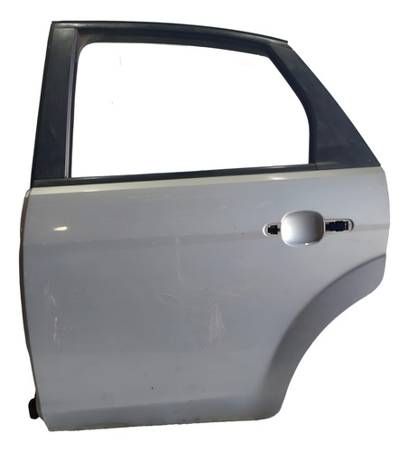 Porta Traseira Esquerda Original Focus Sedan 2010 Usada Traseira Esquerda Prateado