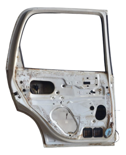 Porta Traseira Esquerda Original Corsa 2000-2005 Usada Traseira Esquerda Branco - Imagem 2