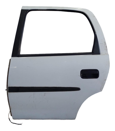 Porta Traseira Esquerda Original Corsa 2000-2005 Usada Traseira Esquerda Branco - Imagem 3