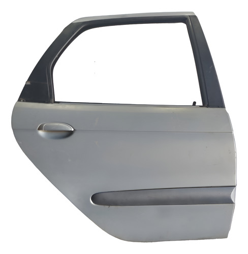 Porta Traseira Direita Original Scenic 2005 Usada Traseira Direita Prateado