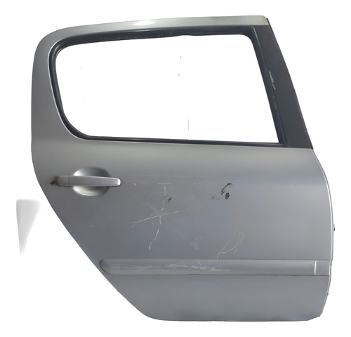 Porta Traseira Direita Original 307 2005 Usada Traseira Direita Prateado