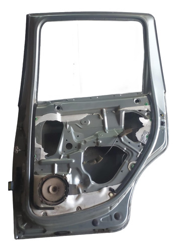 Porta Traseira Direita Original Idea 2005 C/ Detalhe Usada Traseira Direita Prateado - Imagem 2